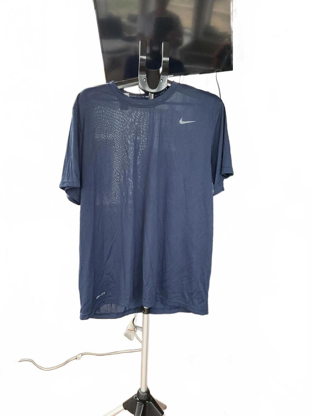 NWT Nike Dri-FIT Navy Blue Athletic T-Shirt Size XL